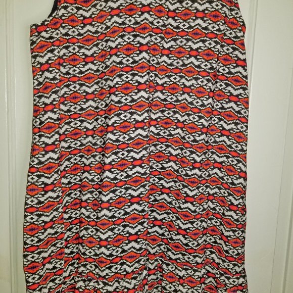 Twelve26 Batik Print A-Line Dress (1X) - Picture 2 of 4